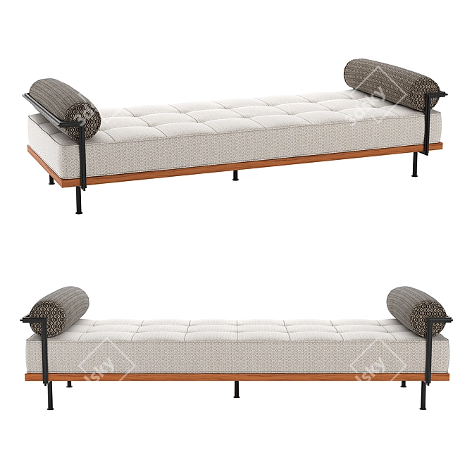 Luxury Double Daybed - P Tendercool 3D model image 1