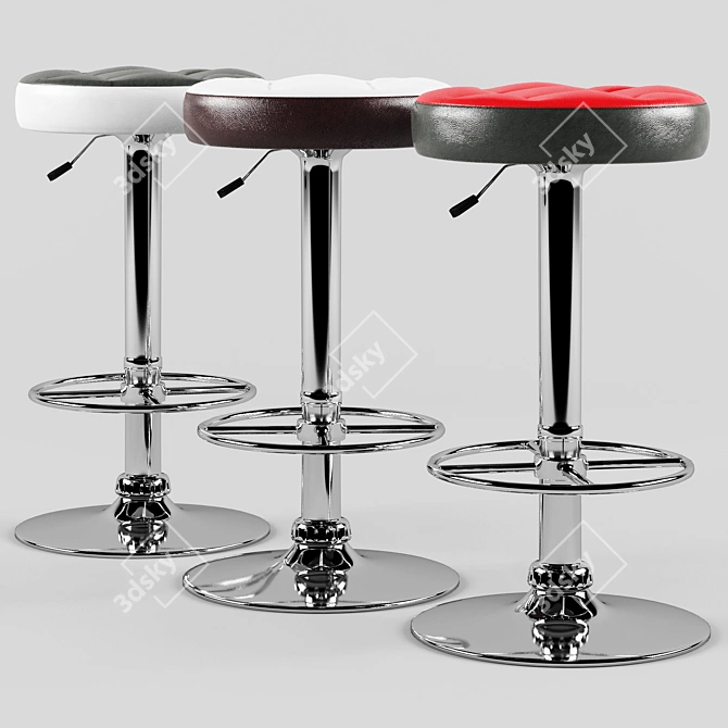 Orbita WX-2008 Gas Lift Bar Stool 3D model image 5