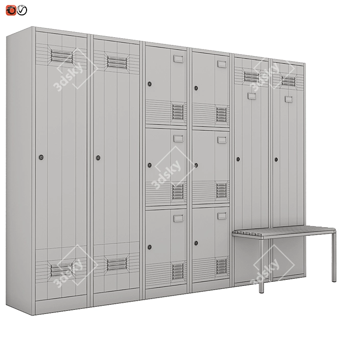 Secure Storage for Your Belongings. 3D model image 2