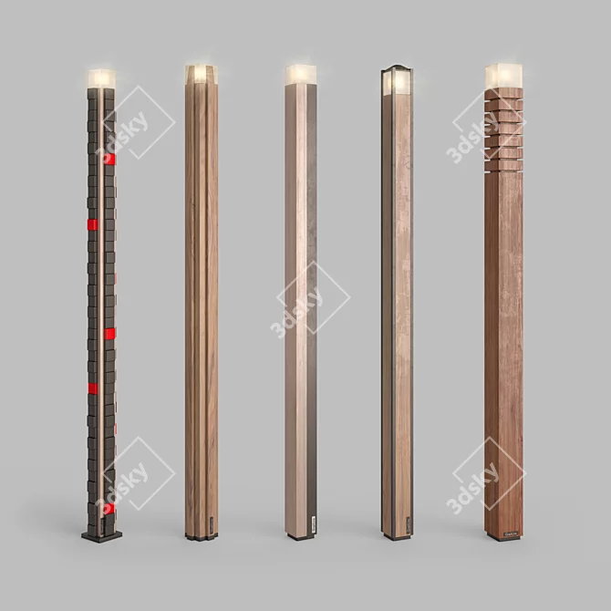 Urban Lights Set - Complete Illumination Solution 3D model image 1