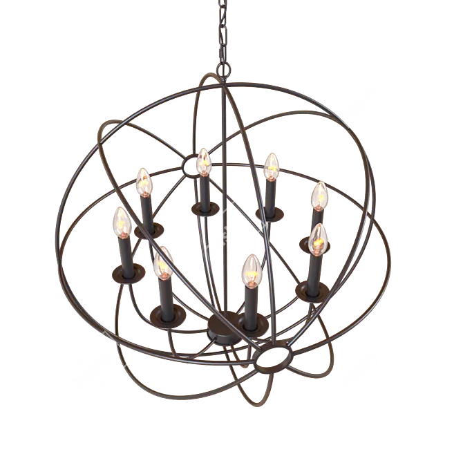  LOFT IT Loft1192-8 Chandelier 3D model image 3