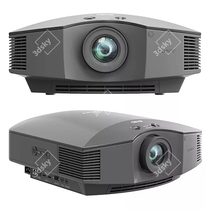 Sony VPL HW65 Projector: Superior Image Quality 3D model image 4