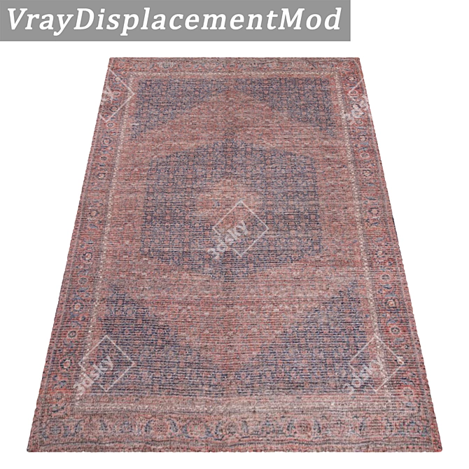 Title: Luxury Carpet Set: High-Quality Textures-3 Variants 3D model image 3
