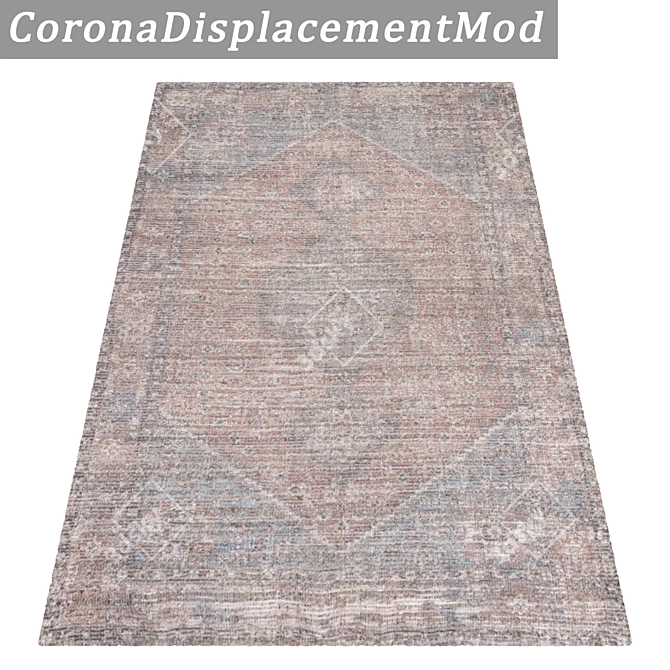 Title: Luxury Carpet Set: High-Quality Textures-3 Variants 3D model image 4