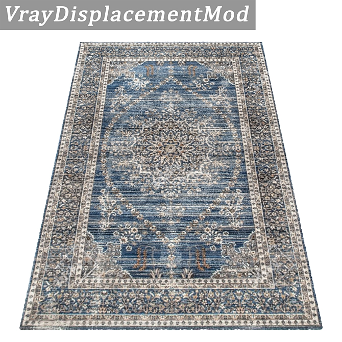 Versatile Carpet Set: 3 High-Quality Textures 3D model image 3