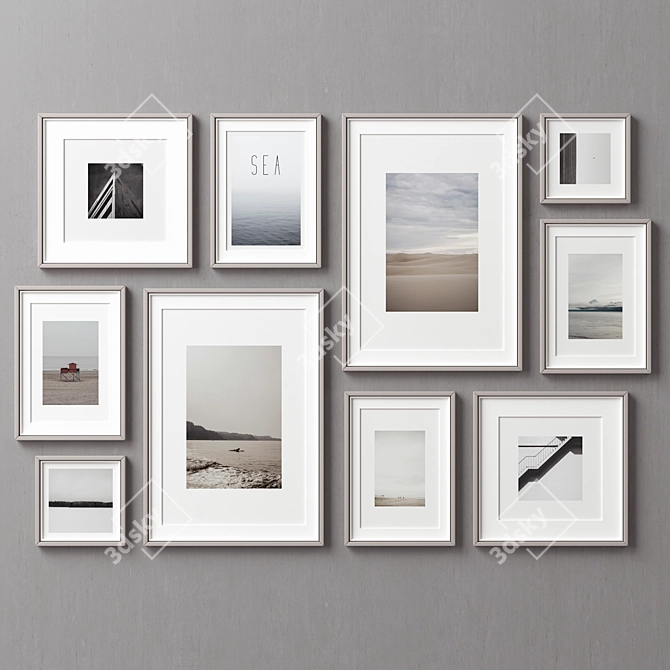 Versatile Picture Frames Set 3D model image 3