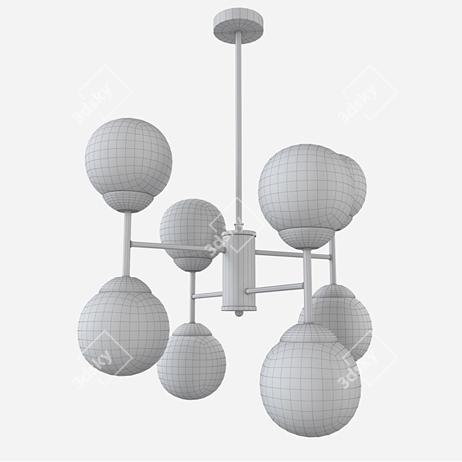 Elegant Luminaire: WUNDERLICHT 25310 3D model image 3