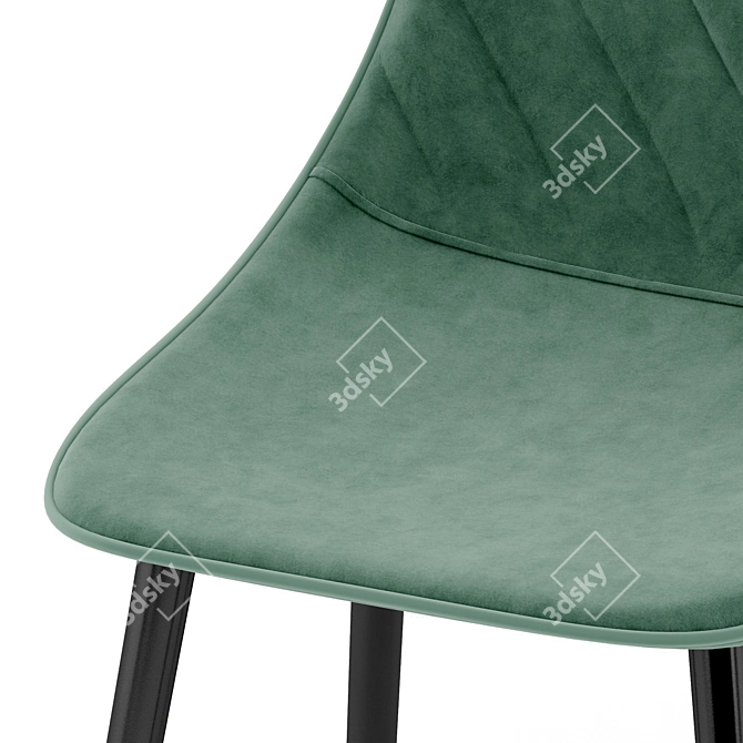 Valencia Dining Chair: Sleek and Stylish Seating 3D model image 4