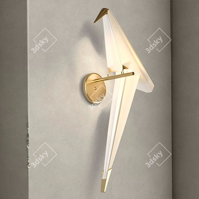 Modern Wall Lamp Model 1421 3D model image 1