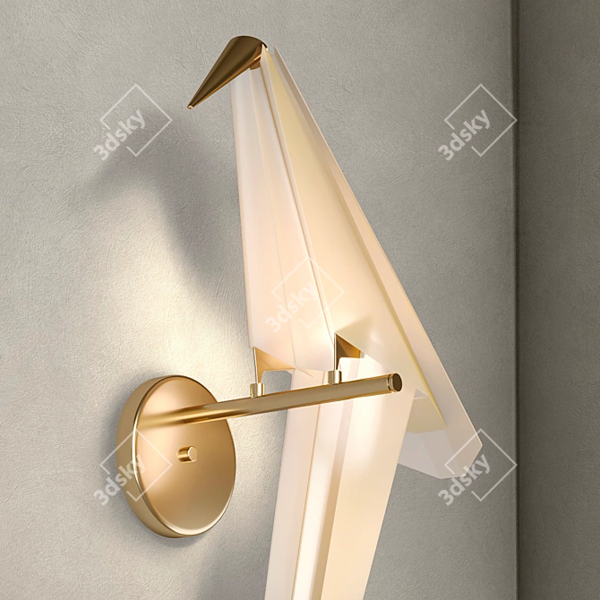 Modern Wall Lamp Model 1421 3D model image 3