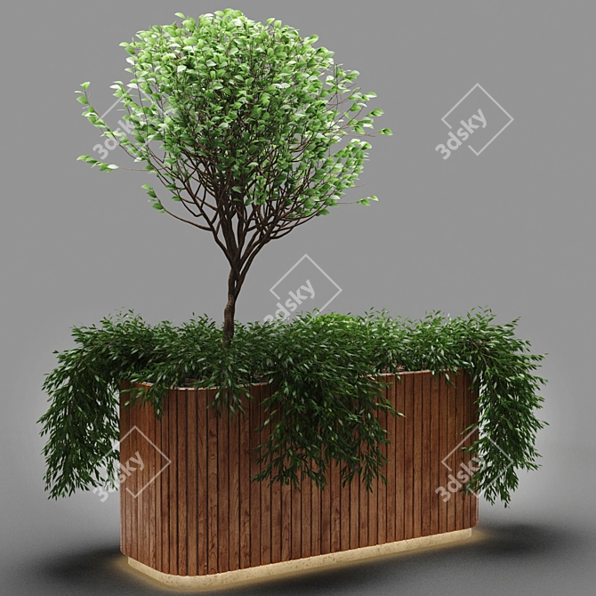 480k Poly Plant: Exquisite and Unique 3D model image 3