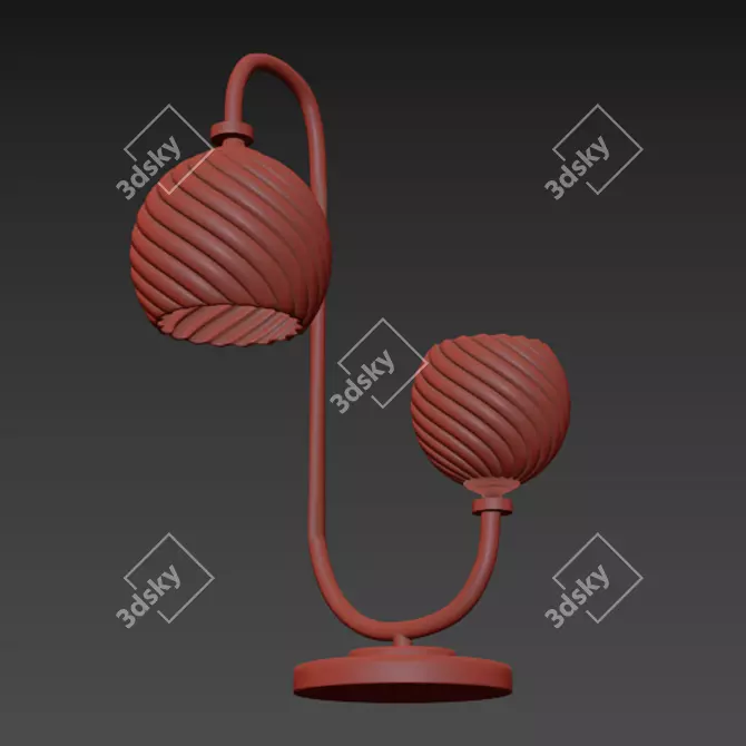 Modern 3D Table Lamp Model 3D model image 5