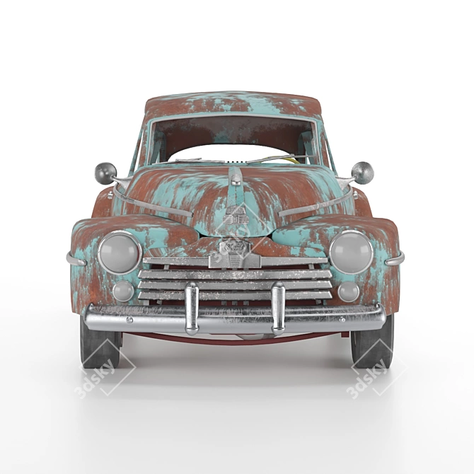 Vintage Ford 1948 Classic Car 3D model image 1