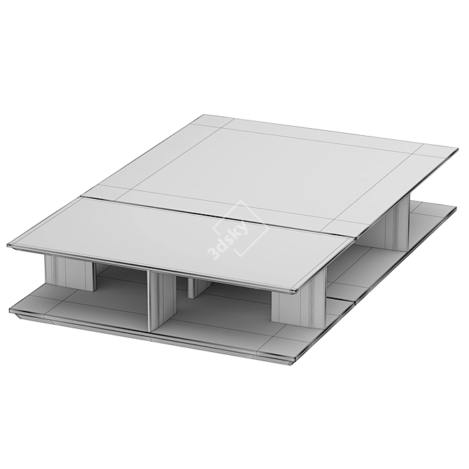 Elegant Poliform Westside Tavolini 3D model image 3