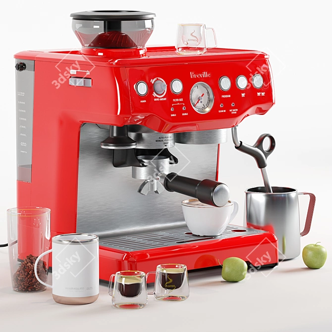 Breville Barista Express: Your Perfect Espresso 3D model image 1