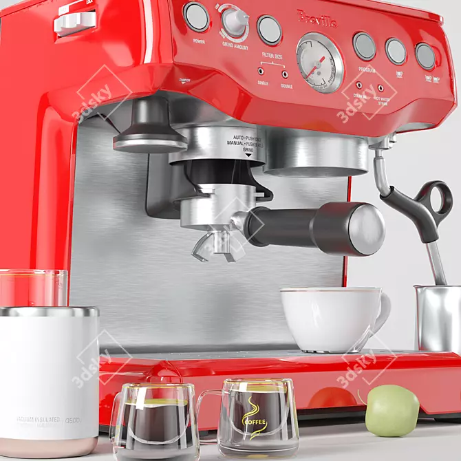 Breville Barista Express: Your Perfect Espresso 3D model image 3