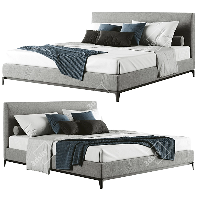 Modern Andersen Bed: 3D-Ready 3D model image 1