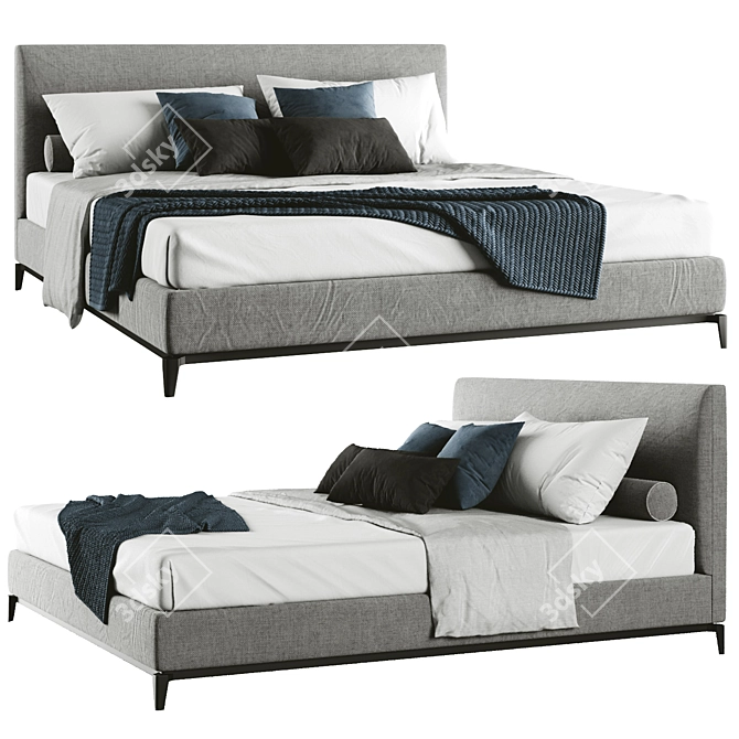 Modern Andersen Bed: 3D-Ready 3D model image 3