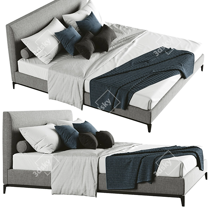 Modern Andersen Bed: 3D-Ready 3D model image 5