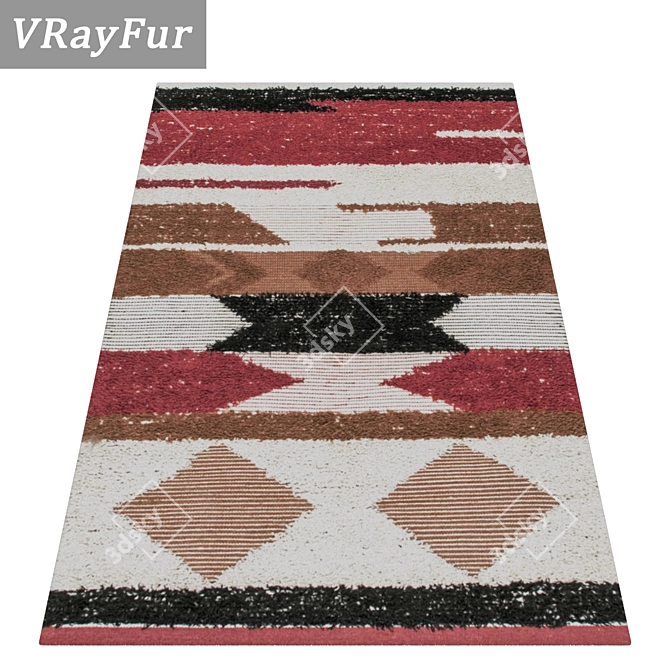 Luxury Carpets Set: High-quality Textures, V-Ray and Corona Compatible 3D model image 2