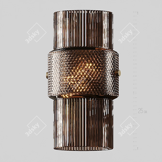 Elegant Mimo Wall Sconce 3D model image 1