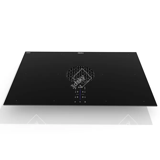 Streamlined BORA X Pure: Induction Cooktop with Integrated Hood 3D model image 1