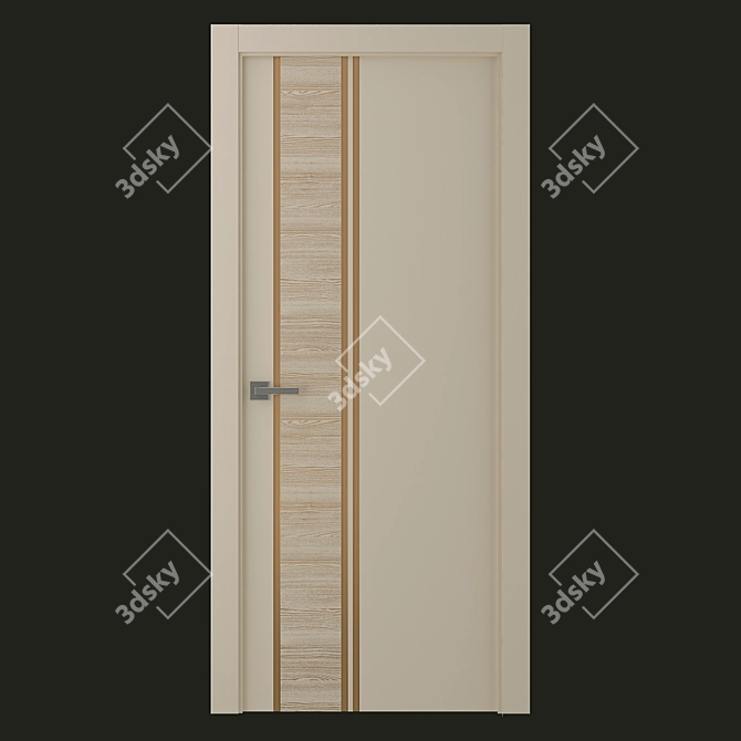 Premium Twinwood 1: Elegant Interior Door 3D model image 1