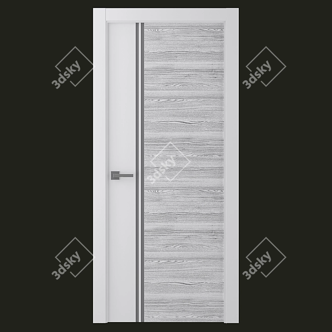 Belwood Twinwood 4 - Stylish Interior Door 3D model image 1