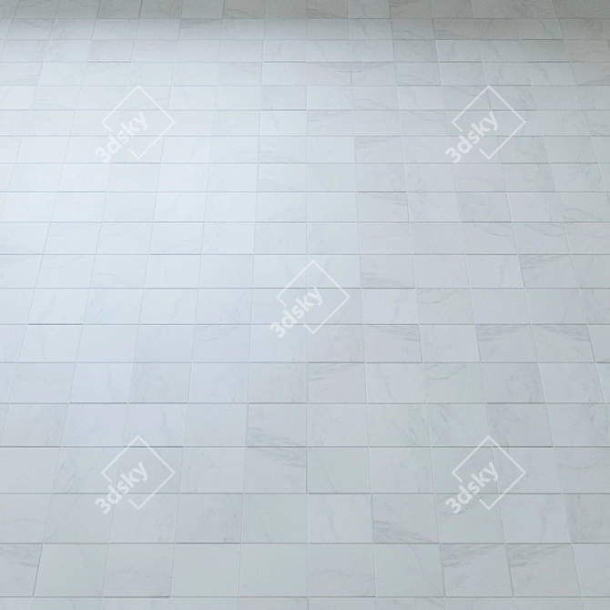 Swoon Porcelain Tiles: Elegant & Versatile 3D model image 3