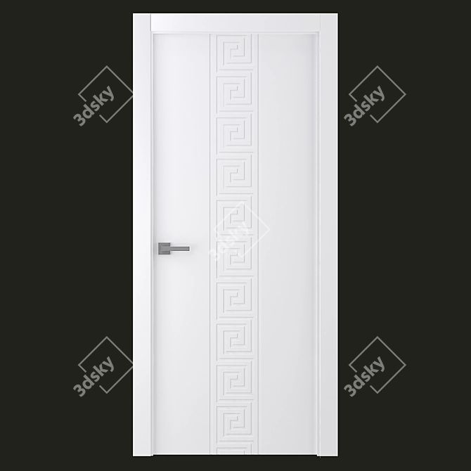 Elegant Interior Door Hellas 3D model image 1