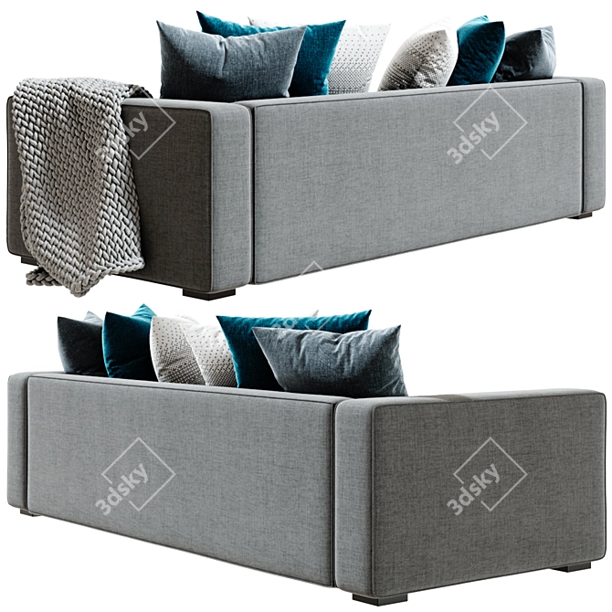 Luxury Cenova Sofa: Next-Level Comfort 3D model image 5