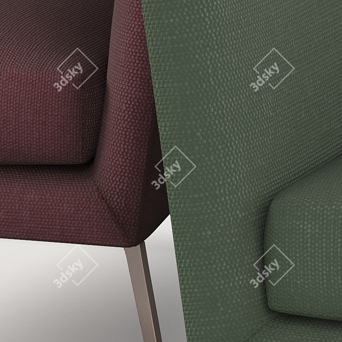 Minimalist Luxury: Casadesus Ava Sofa Set 3D model image 3