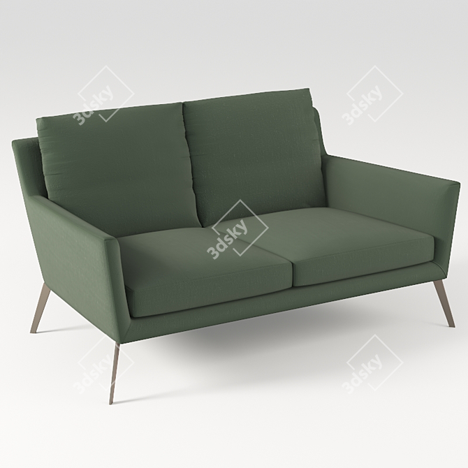 Minimalist Luxury: Casadesus Ava Sofa Set 3D model image 6