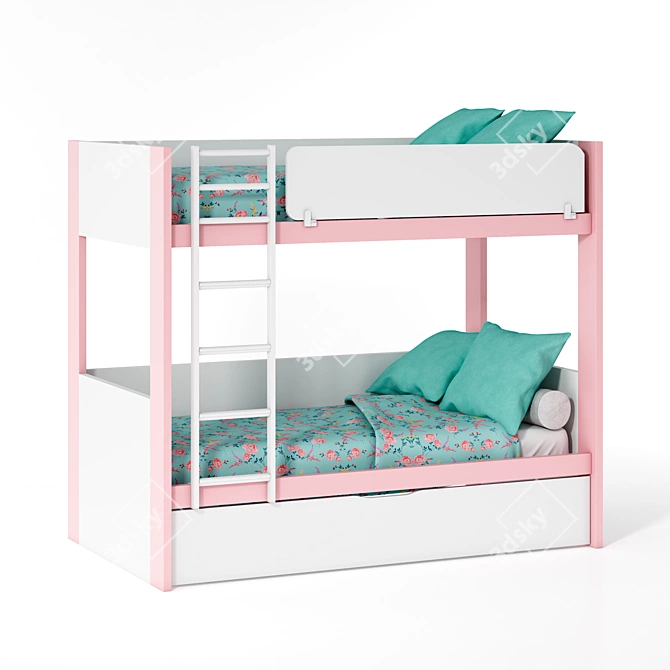 Candy Shop Bunk Bed Set 3D model image 4