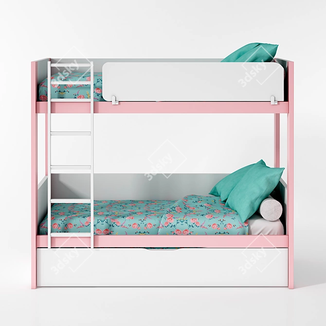 Candy Shop Bunk Bed Set 3D model image 6