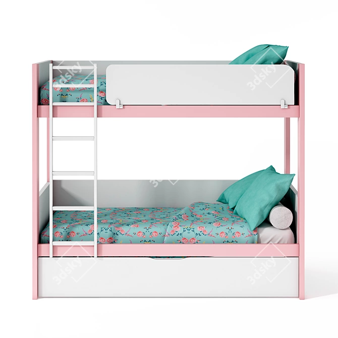 Candy Shop Bunk Bed Set 3D model image 7