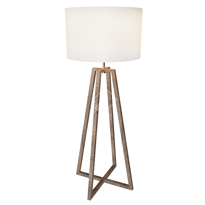 Illuminate your space with our modern lamp 3D model image 3