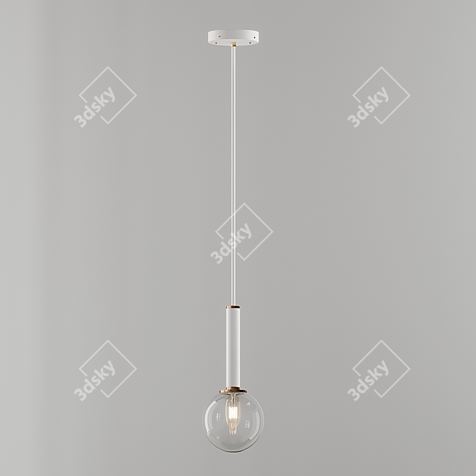 Stylish Stellar Mini Pendant 3D model image 3