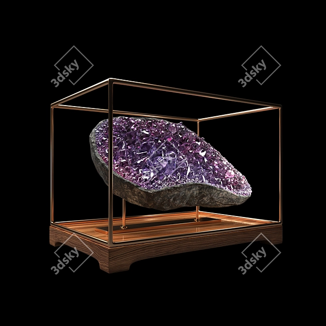 Exquisite Decorative Mineral Stones 3D model image 9