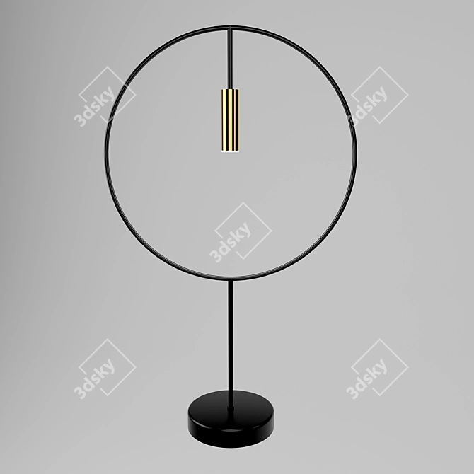 Elegant Dimmable Table Lamp 3D model image 1