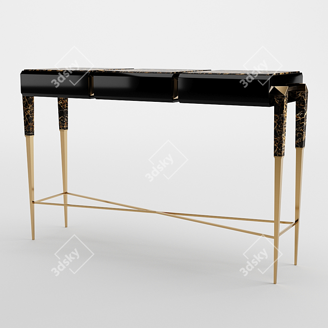 Luxury Spear Console 3D model image 5