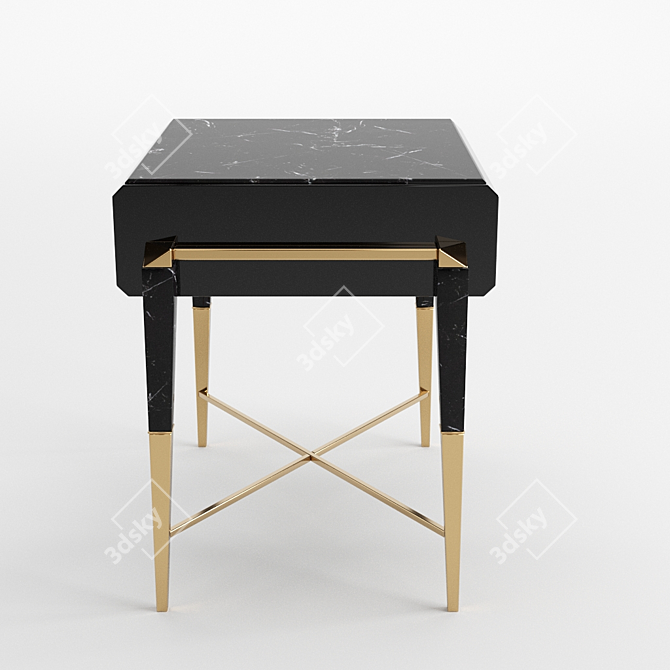 Sleek Spear Side Table 3D model image 3