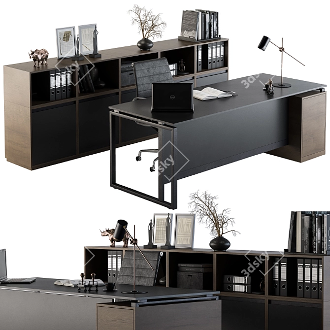 Executive Suite-Office Furniture 3D model image 1