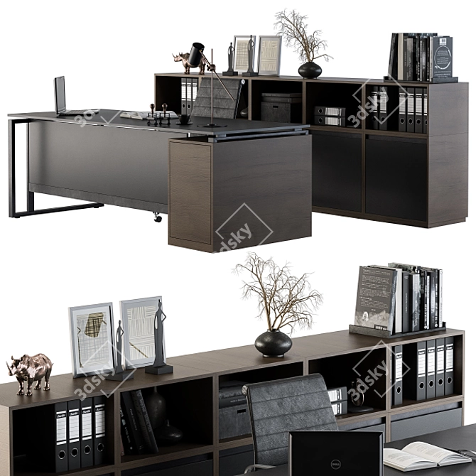 Executive Suite-Office Furniture 3D model image 2