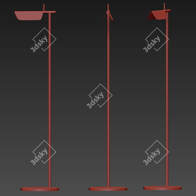 Tall Tree LED Floor Lamp 3D model image 4