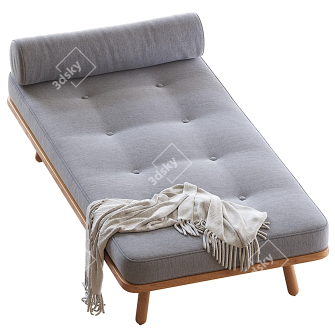 Versatile Daybed: W1800 x H440 x D900mm 3D model image 2