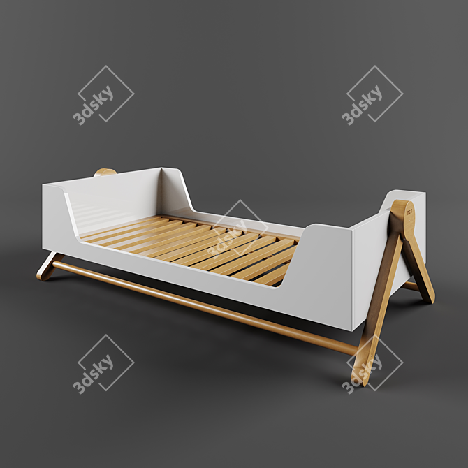Micuna Swing CM-1932: Stylish Teen Bed 3D model image 6