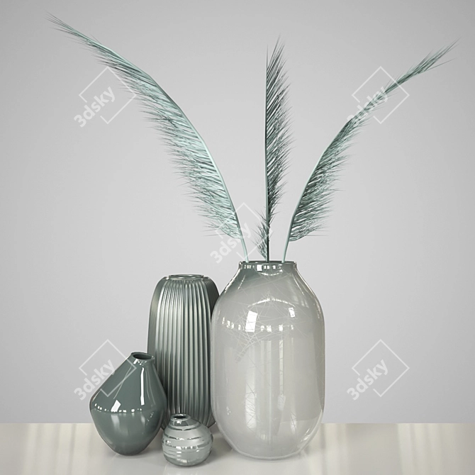 Modern Decor Set 05 3D model image 1