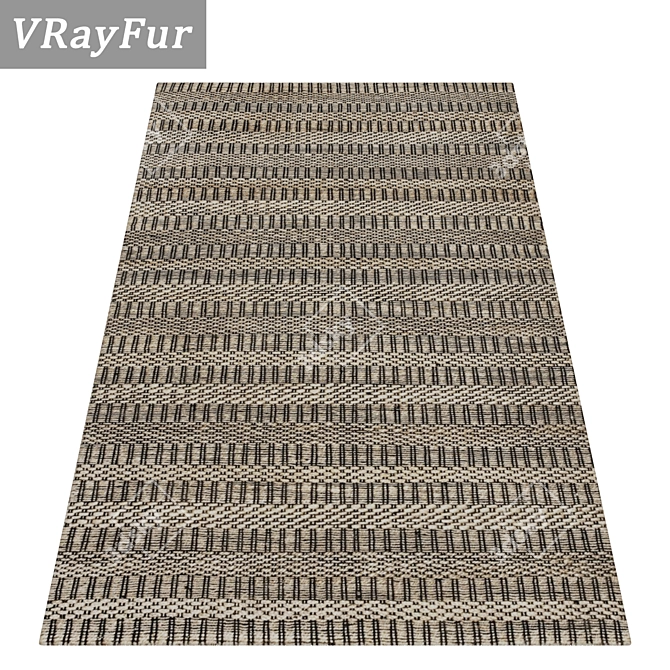 High-quality Carpets Set 3D model image 2