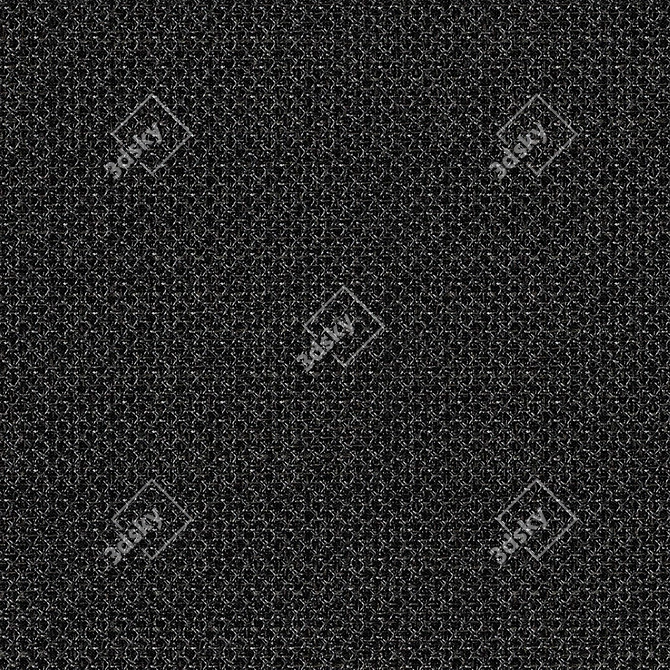 Seamless Mesh Fabric: 4 Color Options 3D model image 2